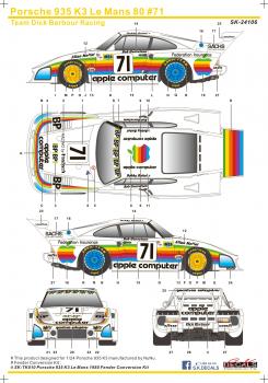 Porsche 935 K3 Le Mans 80 Team Dick Barbour Racing NUNU